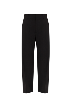 Pantalones de corte recto con raya marcada