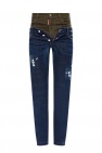 Dsquared2 'Twin Pack Straight Leg Sharpei Jean' raw edge jeans