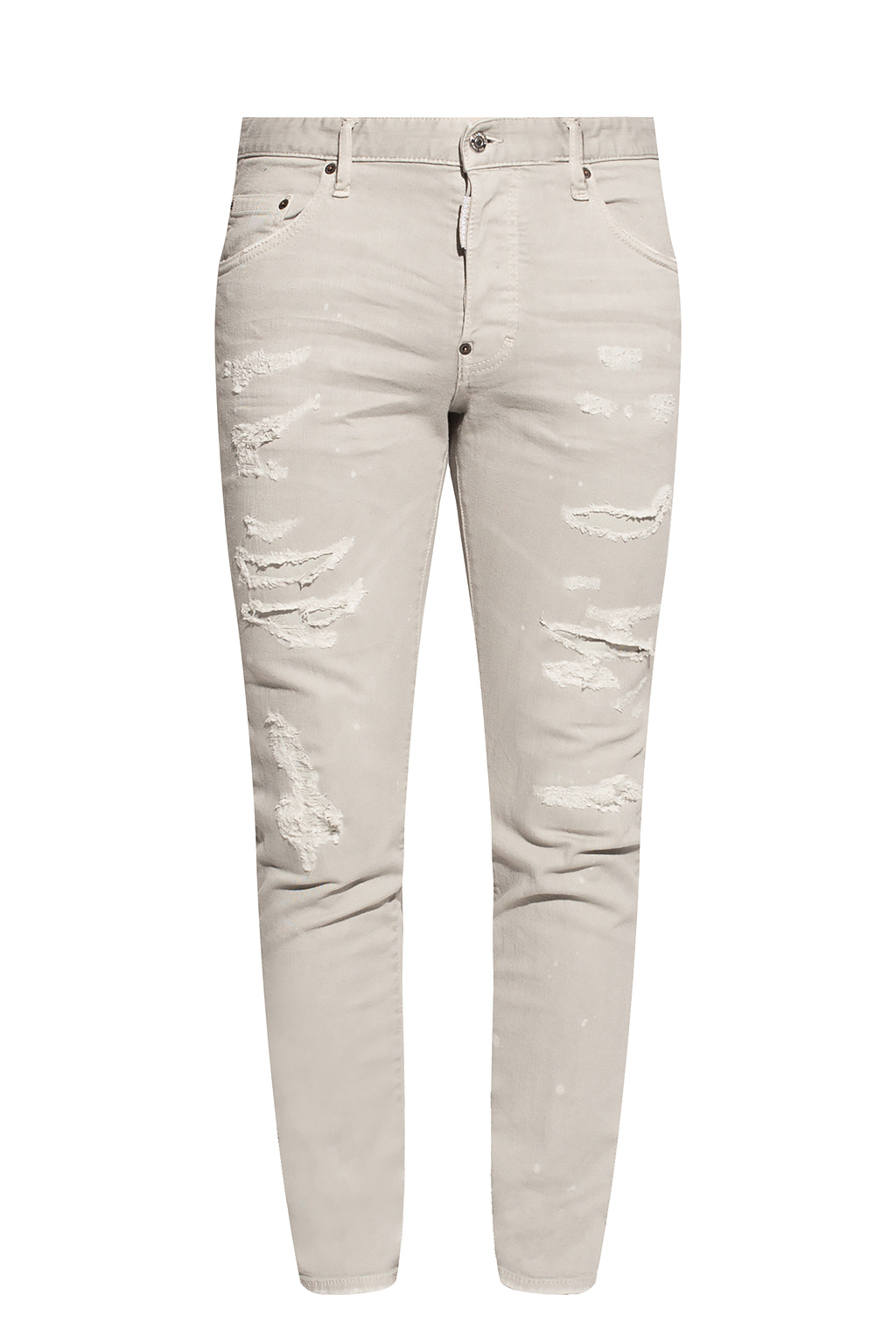jean taille basse beigegris - 'Skater Jean' jeans Dsquared2
