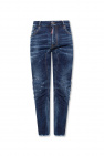 Dsquared2 NAVY BLUE ‘Tidy Biker’ jeans