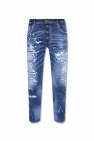 TEEN crystal-detail jeans