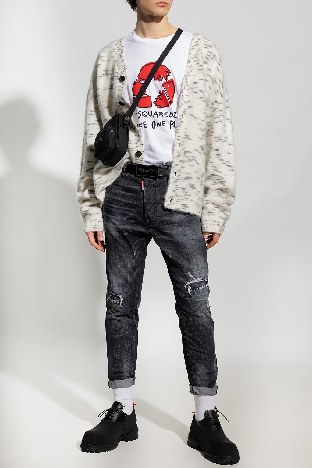 GenesinlifeShops KR - Grey 'Relax Long Crotch' jeans Dsquared2
