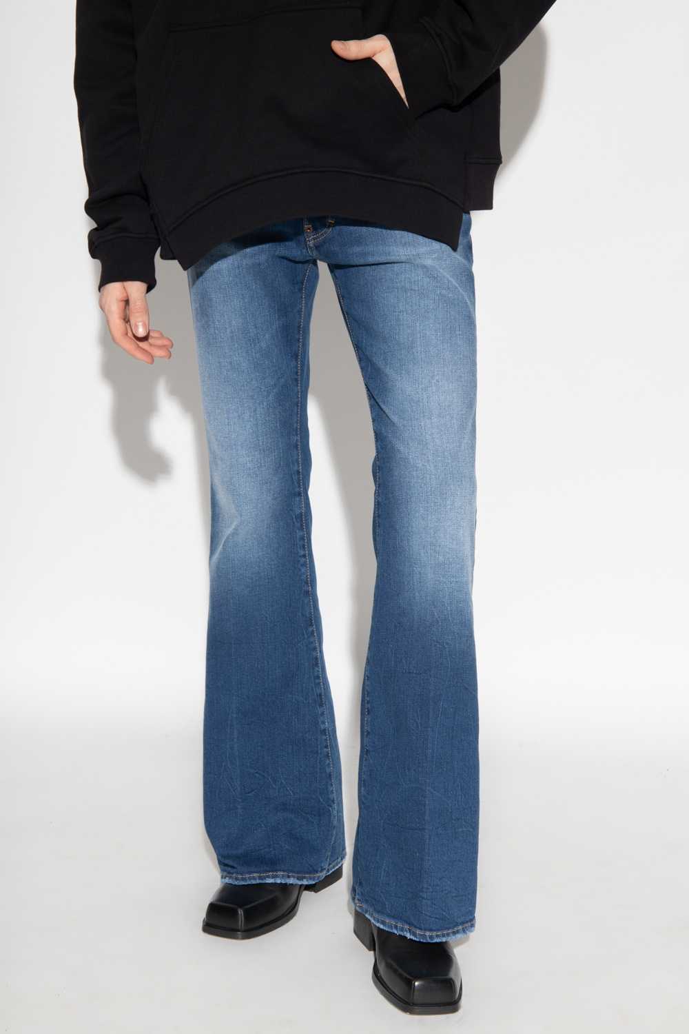 LOUIS VUITTON Donna Jeans aus Baumwolle in Blau
