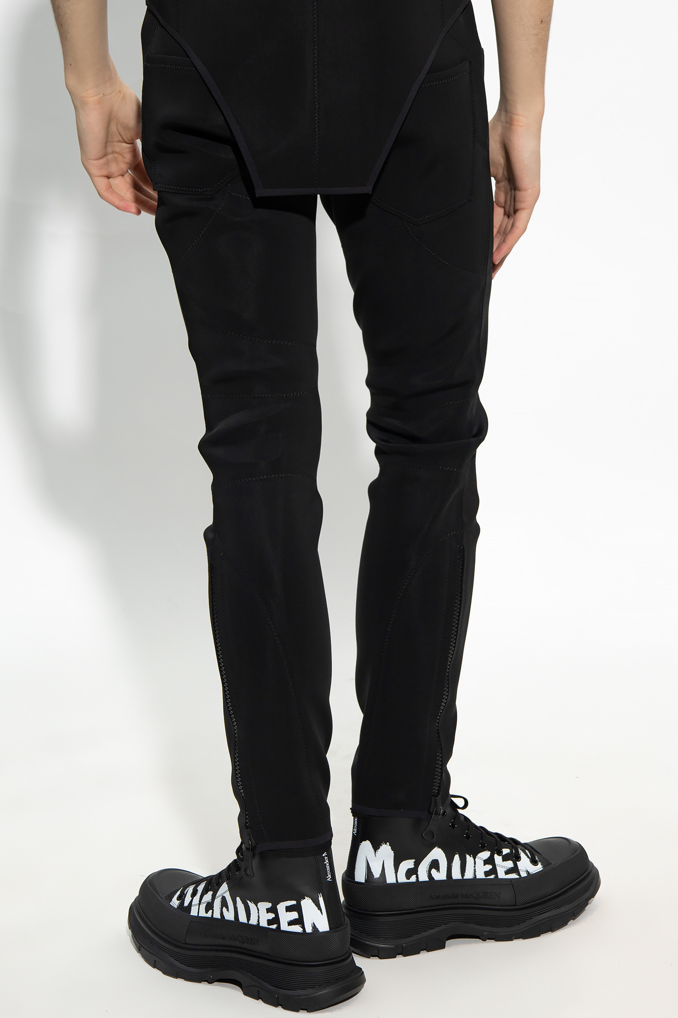 Dsquared2 trousers ben with stitching details