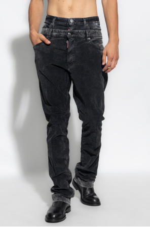 Dsquared2 Distressed corduroy trousers