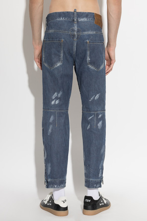 Dsquared2 Jeansowe spodnie z efektem ‘vintage’