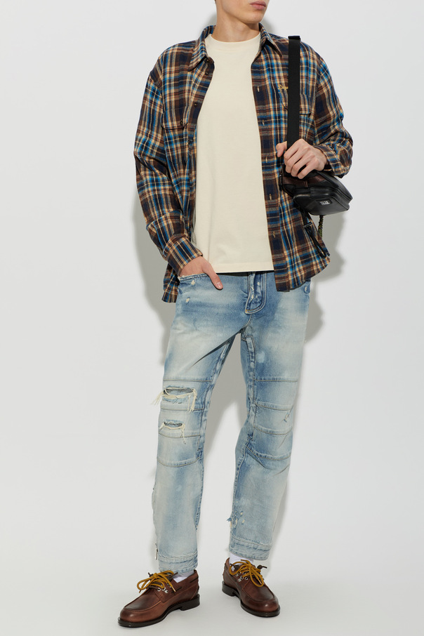 Dsquared2 Calças de ganga de corte direito