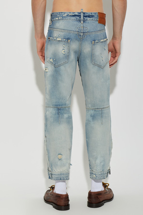 Dsquared2 Calças de ganga de corte direito