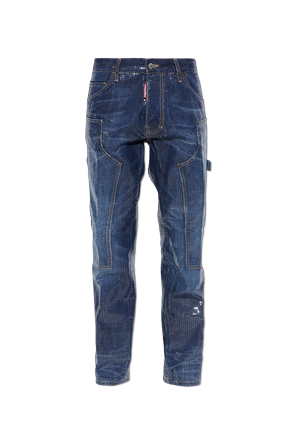 ‘Teddy’ jeans with sewn-in sequins