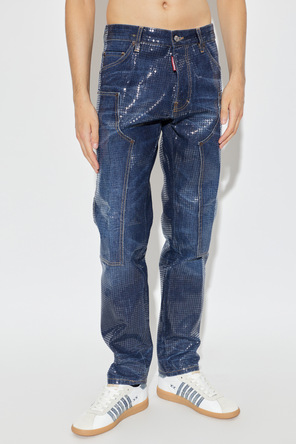 Dsquared2 Jeans „Teddy“ mit eingenähten Pailletten
