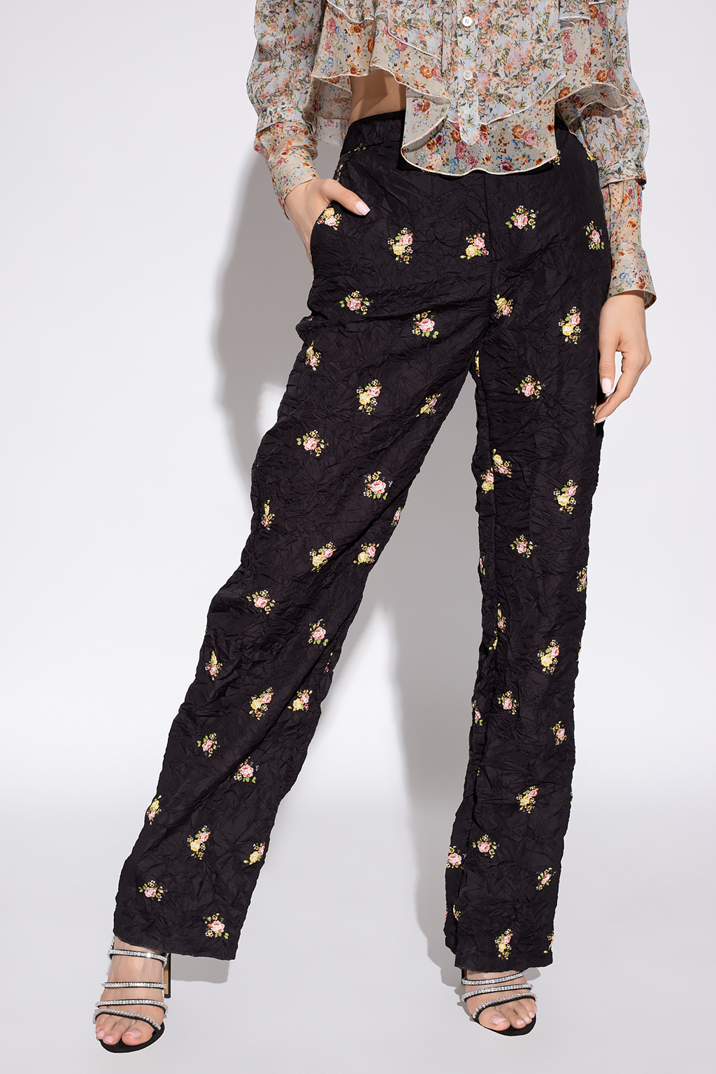 Dsquared2 Trousers with floral motif