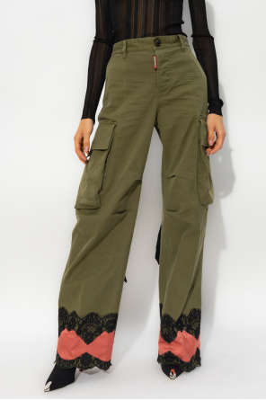 Dsquared2 Trousers with lace insert