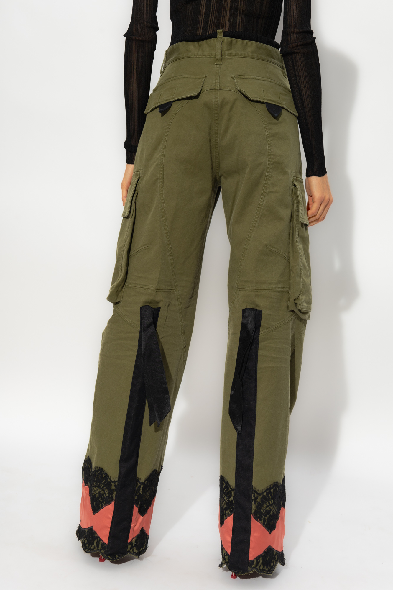 Dsquared2 Trousers with lace insert