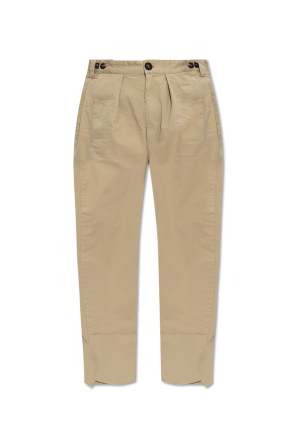 Trousers with loose legs
