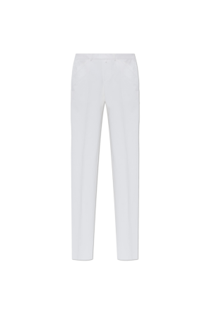 Flared leg trousers
