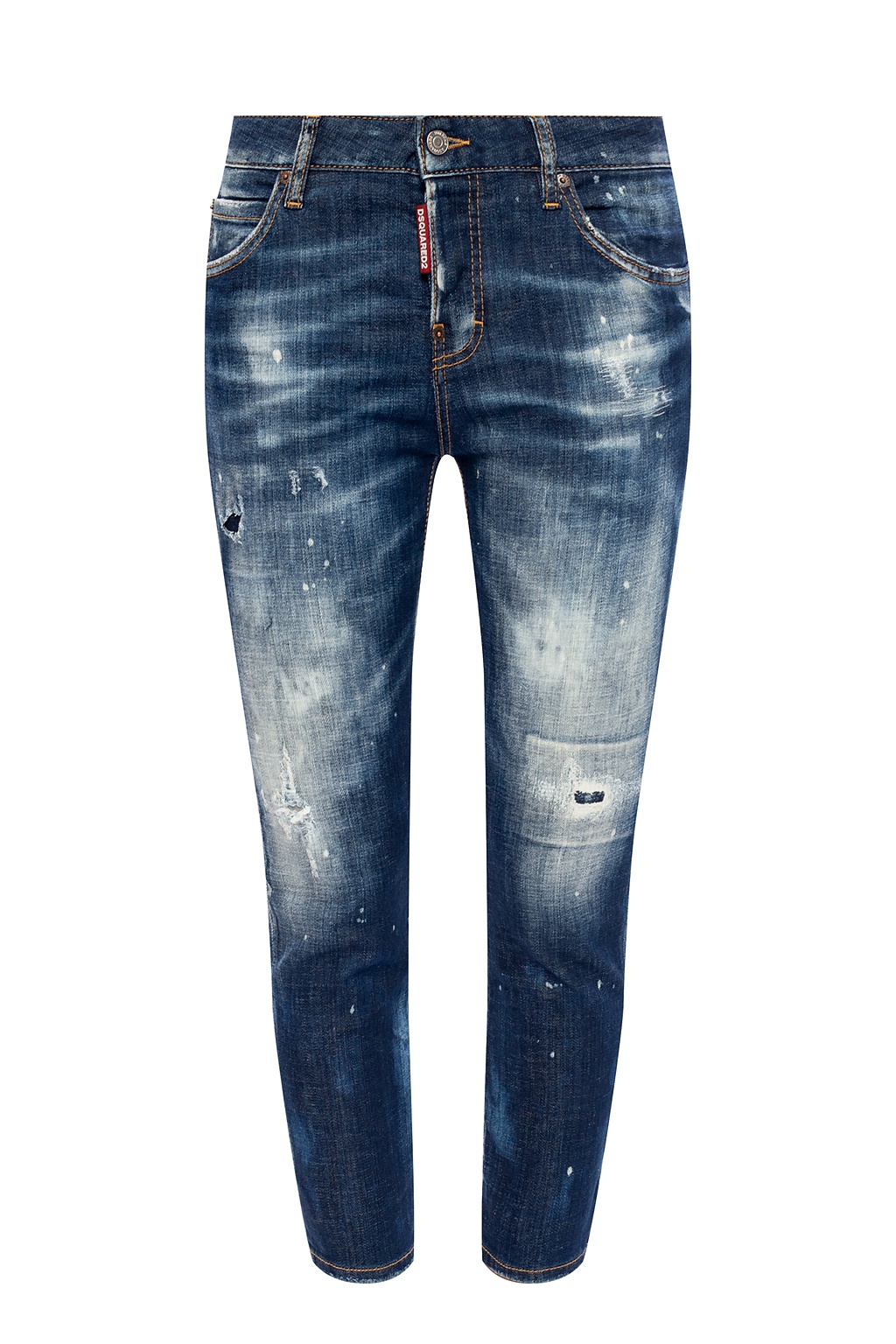 cool girl cropped jeans dsquared2