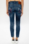 Dsquared2 NAVY BLUE ‘Skinny Dan Jean’ jeans