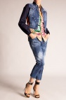 Dsquared2 BLUE ‘Cool Girl Jean’ raw-cut jeans