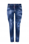 Dsquared2 NAVY BLUE ‘Skinny Jean’ jeans