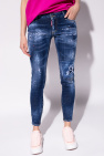 Dsquared2 NAVY BLUE ‘Skinny Jean’ jeans