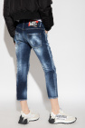 Dsquared2 BLUE ‘Cool Girl Cropped’ jeans