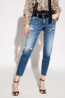 Dsquared2 BLUE ‘Jennifer Cropped’ jeans