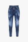 Dsquared2 NAVY BLUE ‘High Waist Twiggy’ jeans