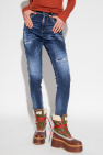 Dsquared2 NAVY BLUE ‘High Waist Twiggy’ jeans