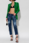 Dsquared2 NAVY BLUE ‘Jennifer Cropped’ jeans