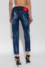 Dsquared2 NAVY BLUE ‘Jennifer Cropped’ jeans