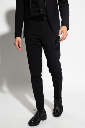 Dsquared2 Wool pleat-front trousers