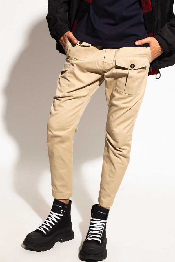 Sexy cargo stretch cotton pants - Dsquared2 - Men