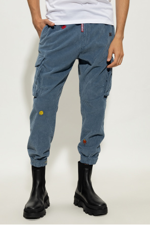 Dsquared2 ‘Cyprus’ ribbed trousers