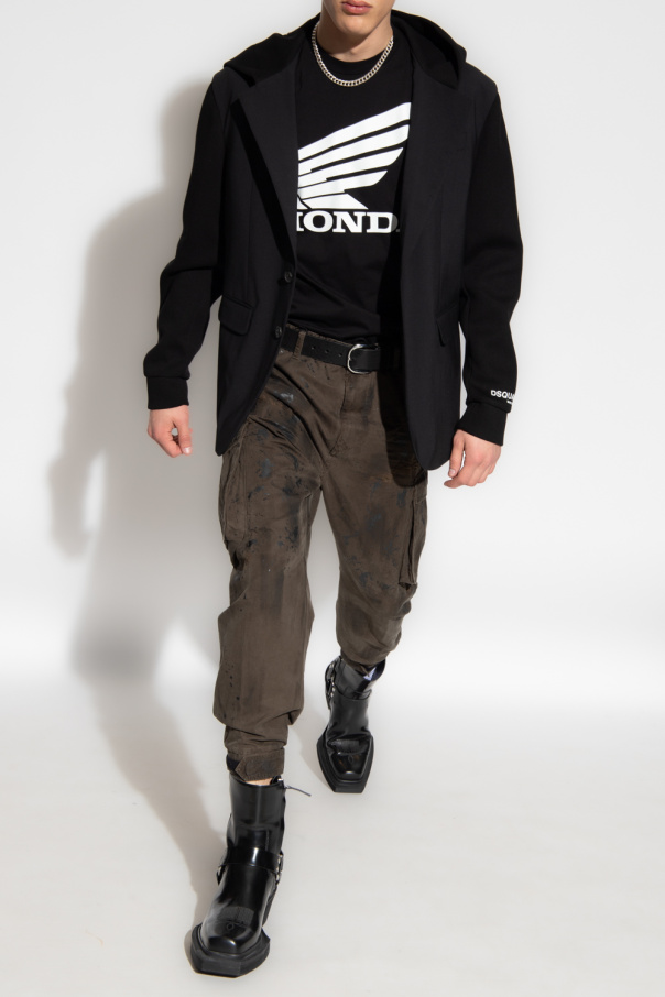 Dsquared2 Cargo trousers with patches