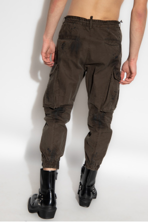 Dsquared2 Cargo trousers aus with patches