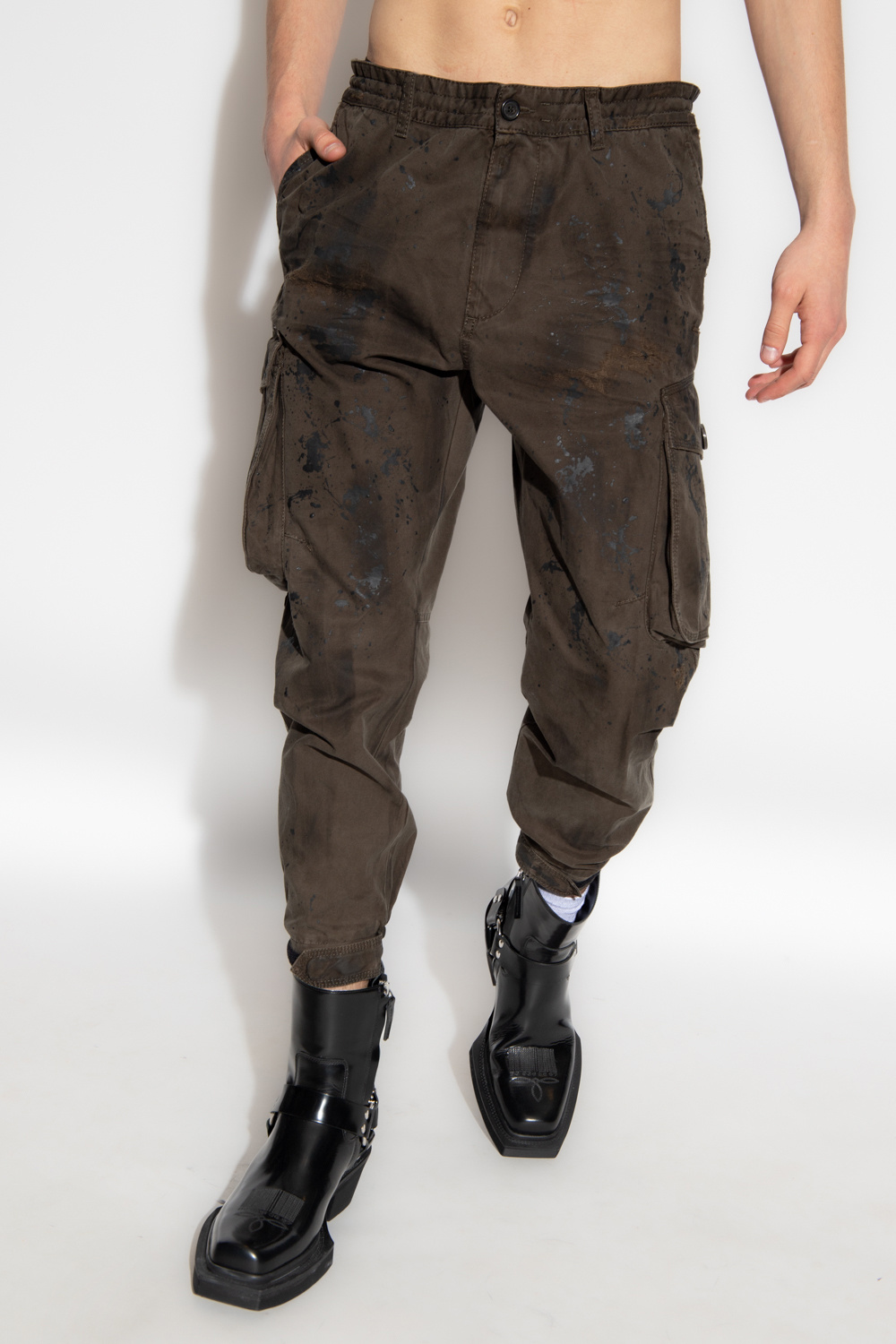 Dsquared2 Cargo trousers with patches