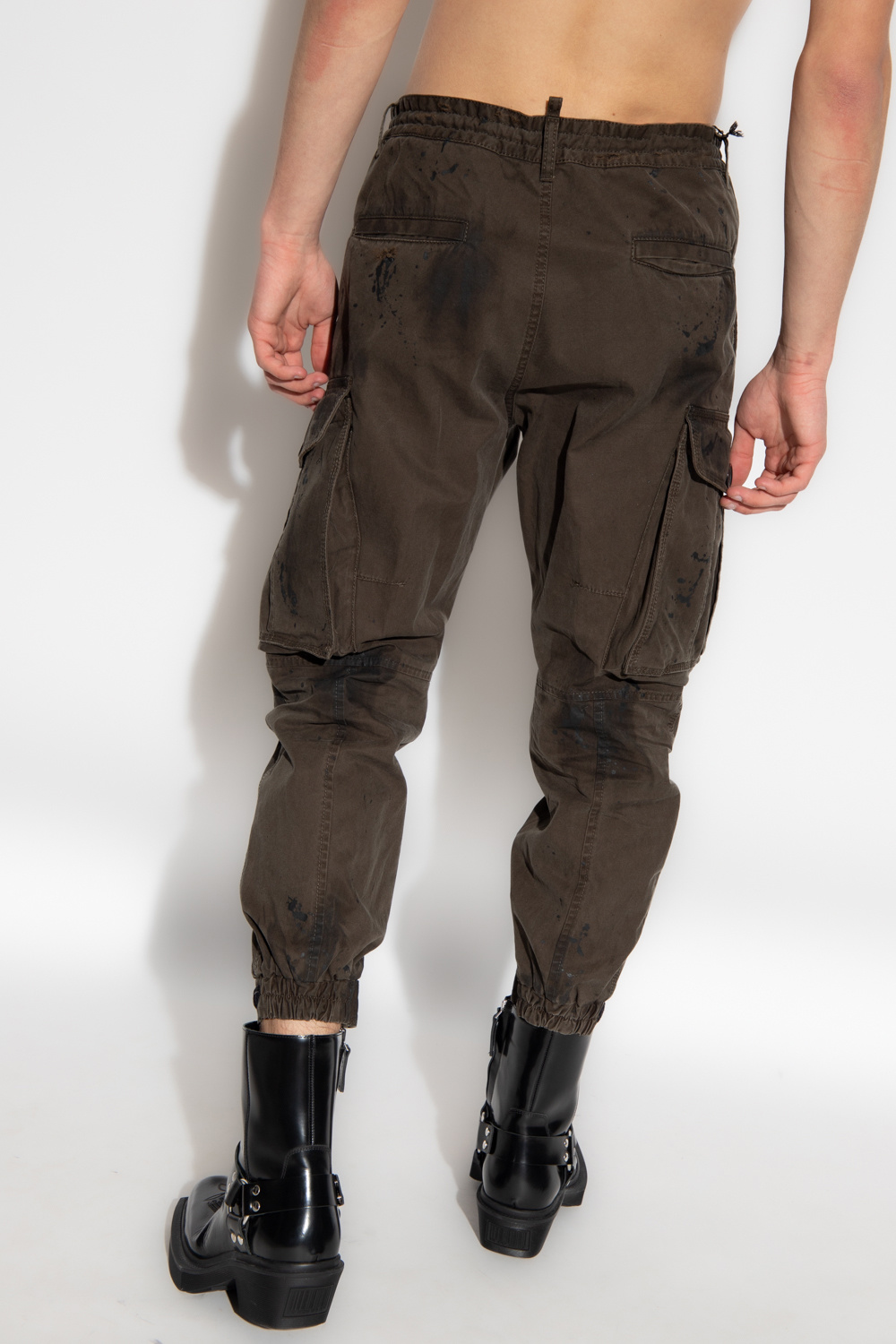 Dsquared2 Cargo trousers with patches