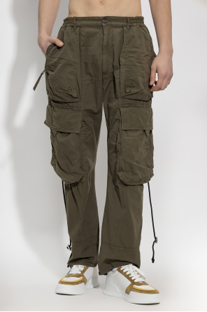 Dsquared2 Spodnie z licznymi kieszeniami