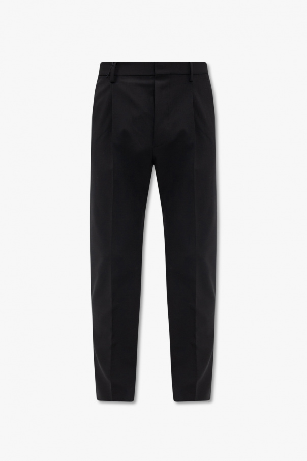 Wool pleat-front trousers od Dsquared2