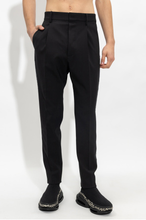 Dsquared2 Wool pleat-front Mackoy trousers