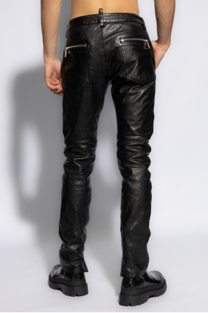 Dsquared2 Leather Vision trousers