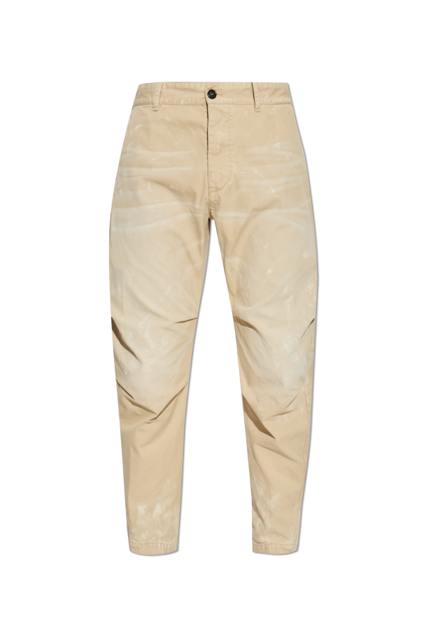 Trousers with a stains effect od Dsquared2