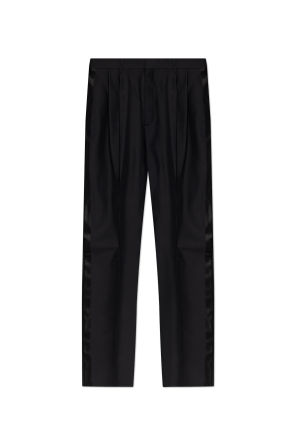Pants with side stripes