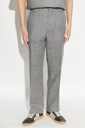Dsquared2 Wool plaid patterned trousers
