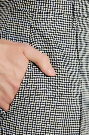 Dsquared2 Wool plaid patterned trousers