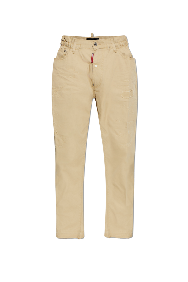 Jeans with raw finish od Dsquared2