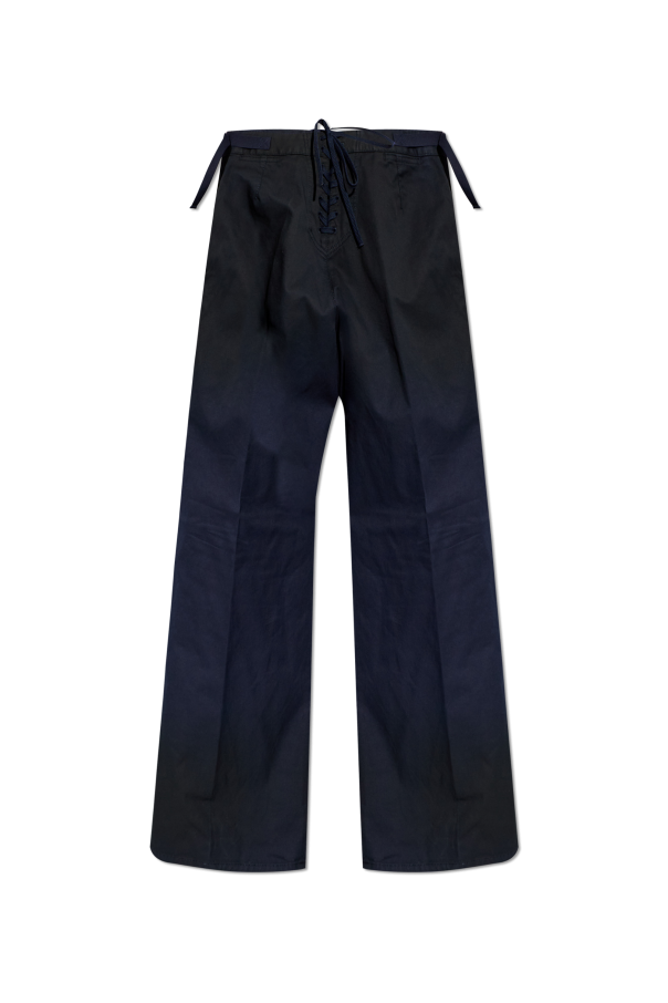 Trousers with decorative tie od Dsquared2