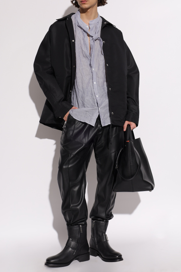 Dsquared2 Pantalones de imitación de cuero