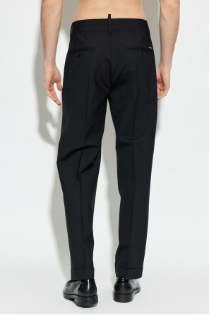 Dsquared2 Wełniane spodnie