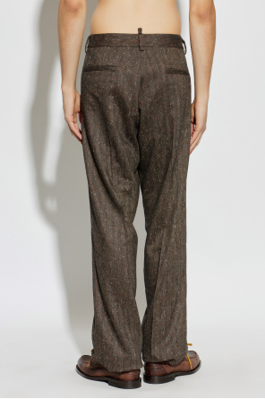 Dsquared2 Herringbone pattern trousers